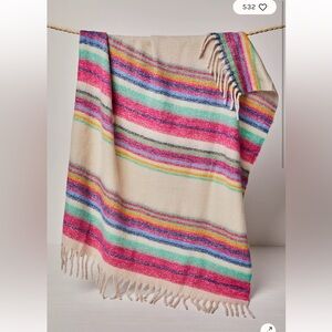 Free People Fringe Throw Blanket